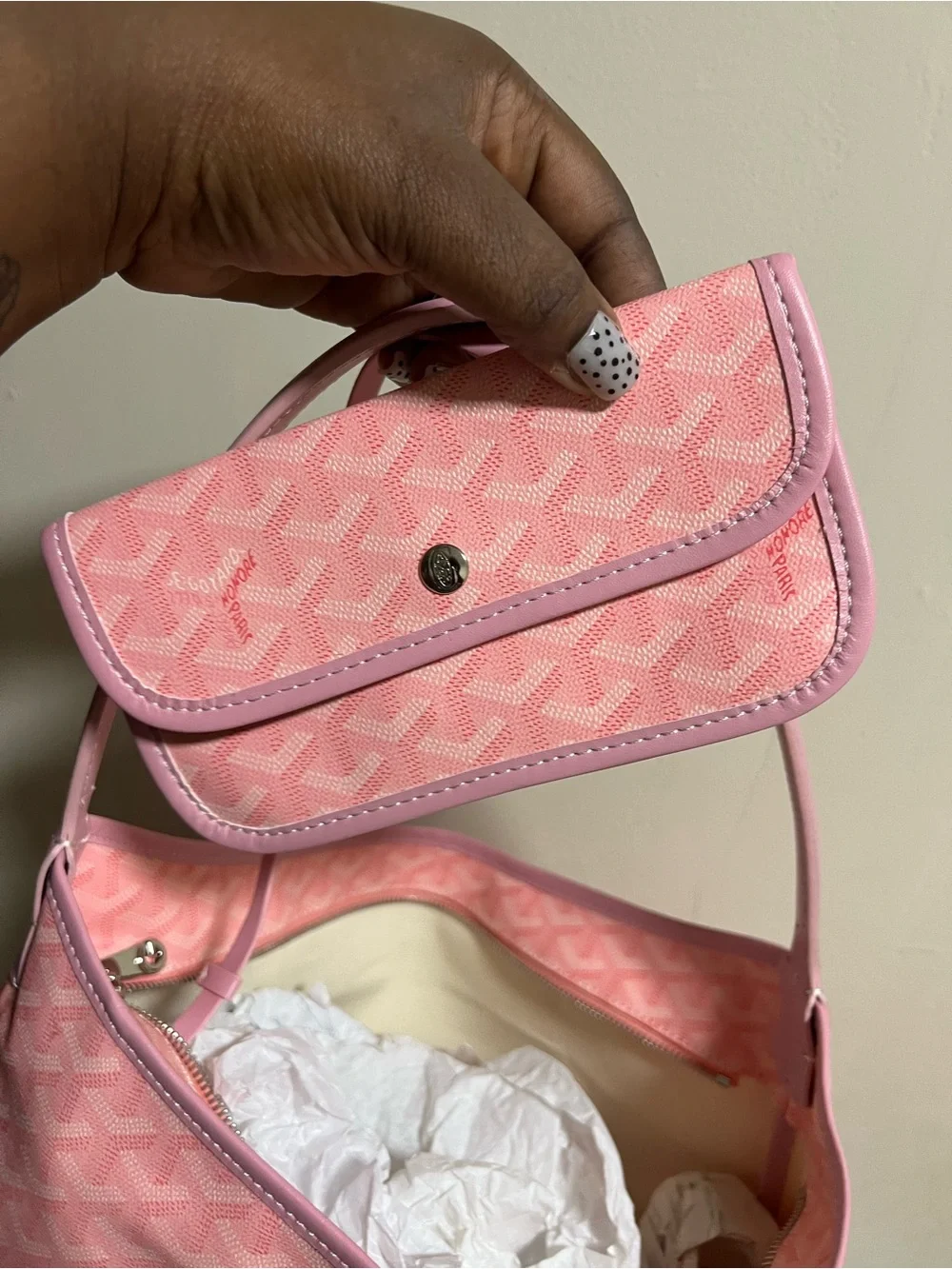 pink hobo bag